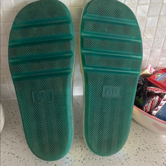 Tory Burch Iridescent and Turquoise Sandals - Picture 5 of 9